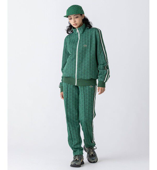 LACOSTE「モノグラムジャカードトラックジャケット 【セットアップ対応】」|スウェット・ジャージ|