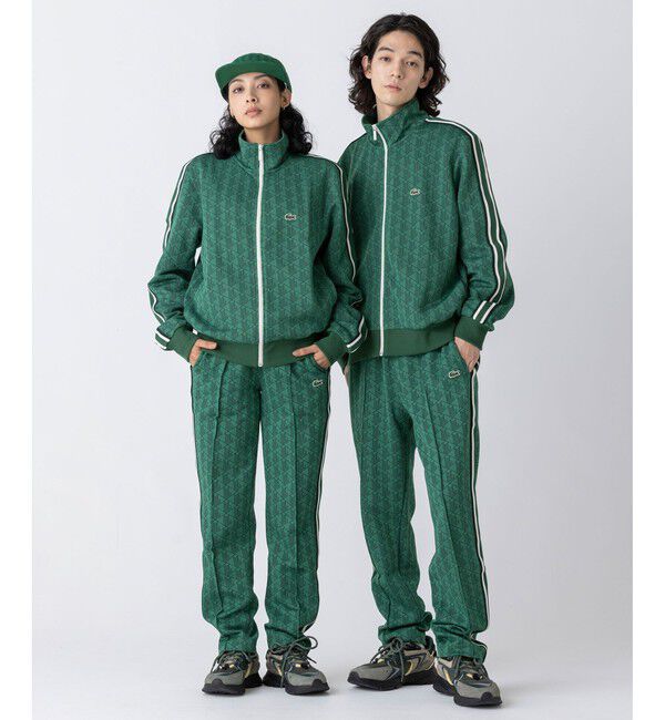 LACOSTE「モノグラムジャカードトラックジャケット 【セットアップ対応】」|スウェット・ジャージ|