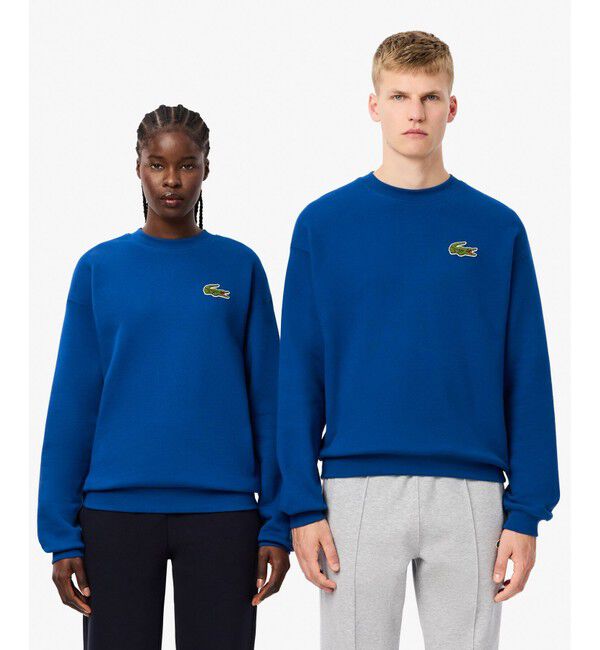 LACOSTE「エッセンシャルクルーネックスウェット トレーナー」|スウェット・ジャージ|ブルー