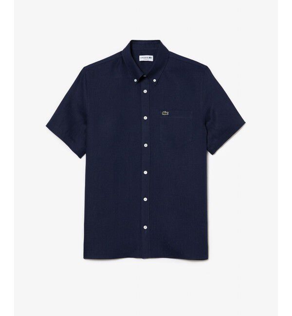 LACOSTE「リネンボタンダウンシャツ」|シャツ・ブラウス|