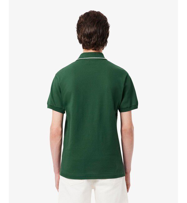 LACOSTE「フロントボーダーパネルポロシャツ」|ポロシャツ|