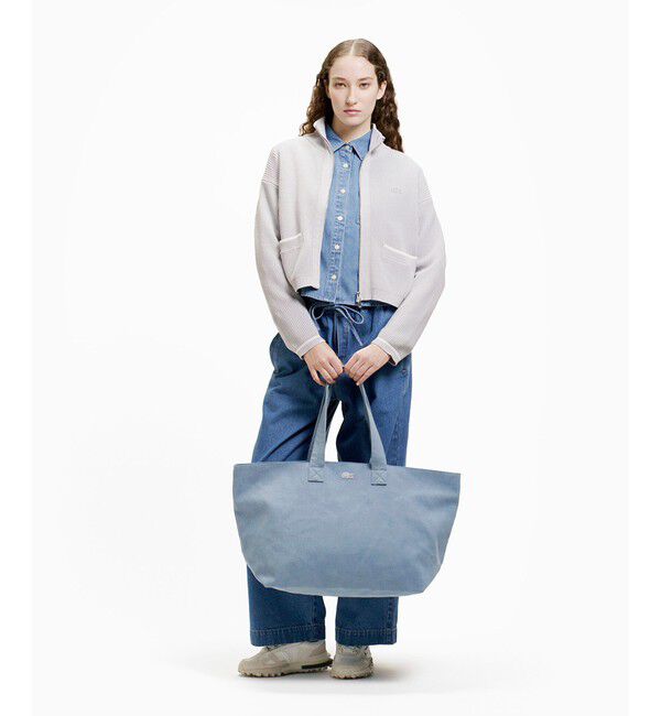 LACOSTE「ジップアップローゲージニットブルゾン」|カーディガン|