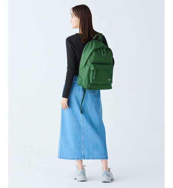 LACOSTE「プレーンデニムマキシ丈スカート」|スカート|