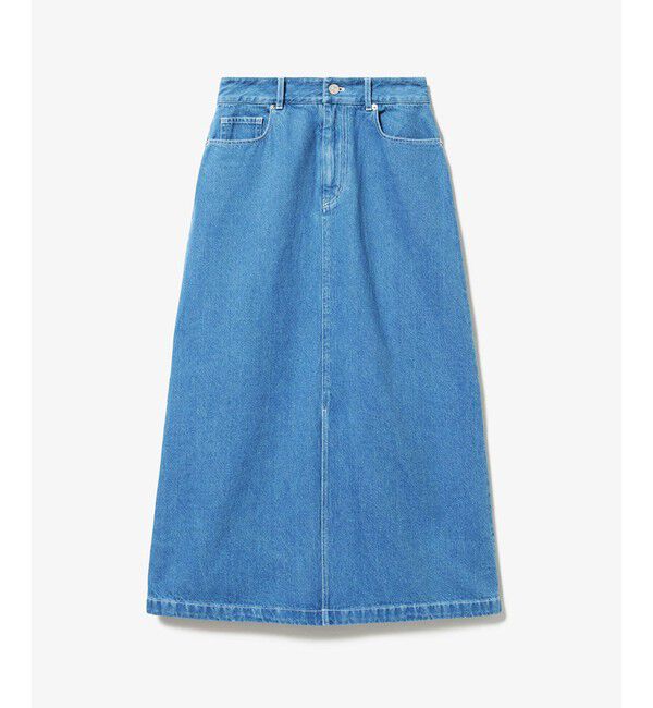 LACOSTE「プレーンデニムマキシ丈スカート」|スカート|