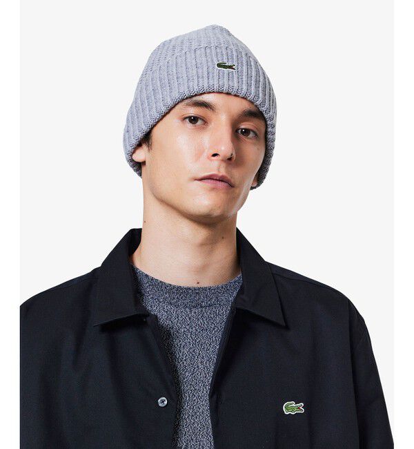 LACOSTE「シルクブレンドオープンカラーシャツ」|シャツ・ブラウス|