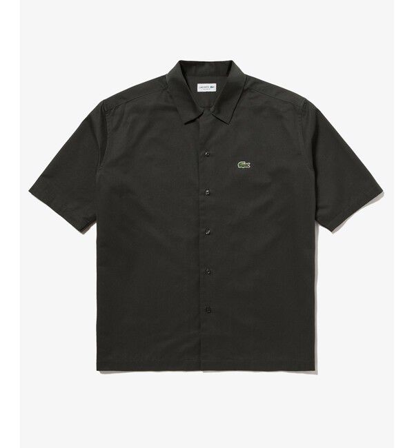 LACOSTE「シルクブレンドオープンカラーシャツ」|シャツ・ブラウス|