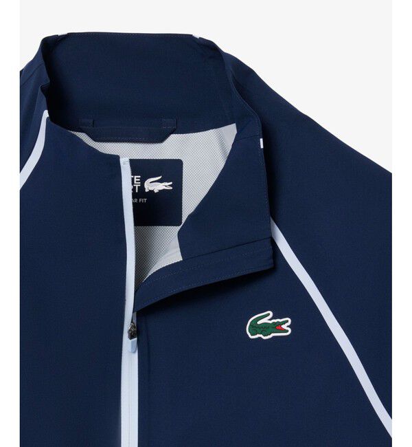 LACOSTE「ウォータープルーフストレッチゴルフジャケット」|カーディガン|