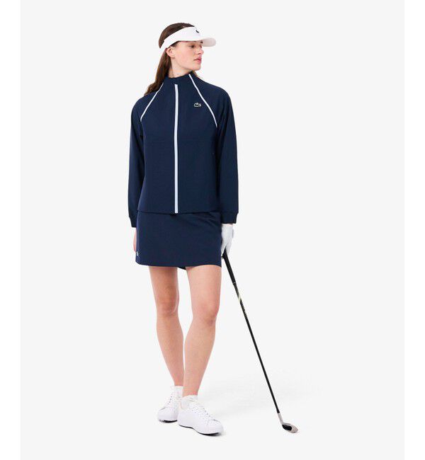 LACOSTE「ウォータープルーフストレッチゴルフジャケット」|カーディガン|