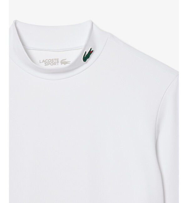 LACOSTE「ウルトラドライモックネックTシャツ」|Tシャツ・カットソー|