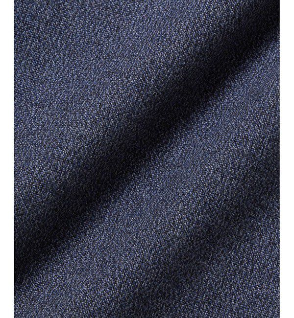 LACOSTE「ヘザースウェット メランジニットブルゾン / ドライバーズニット」|カーディガン|