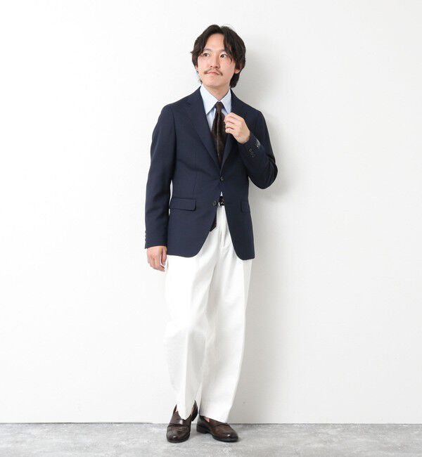 NOLLEY'S goodman「《ビジカジ対応》IMPORT FABRIC JACKET 25SS」|テーラードジャケット|