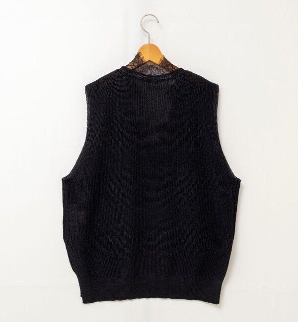 NOLLEY'S「《手洗い可能》Ｖネックレースジレ」|ベスト・ジレ|