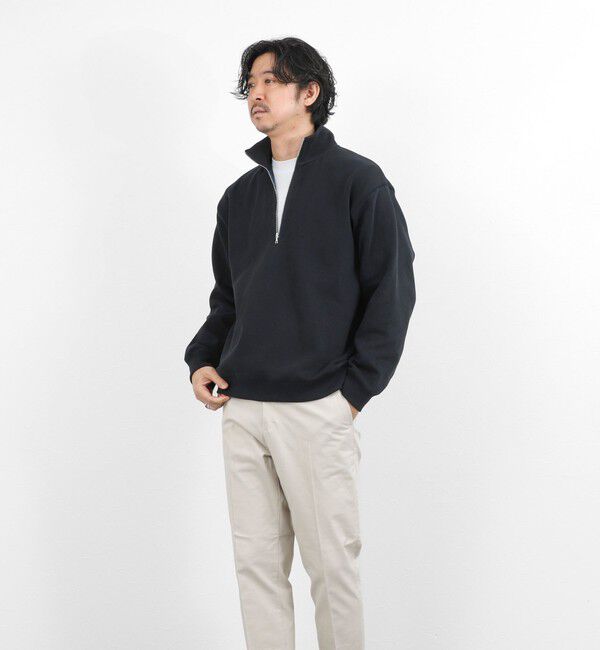 NOLLEY'S goodman「リブダンボール スタンドハーフZip 26SS」|スウェット・ジャージ|