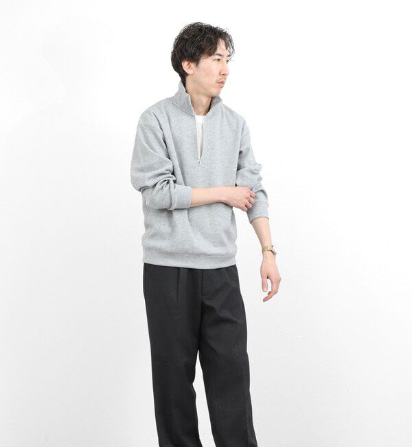 NOLLEY'S goodman「リブダンボール スタンドハーフZip 26SS」|スウェット・ジャージ|