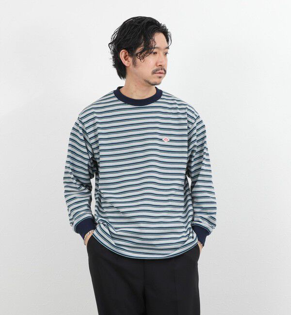 NOLLEY'S goodman「【DANTON/ダントン】DT-C0200TCB STRIPE LONG SLEEVE T-SHIRT 26SS」|Tシャツ・カットソー|