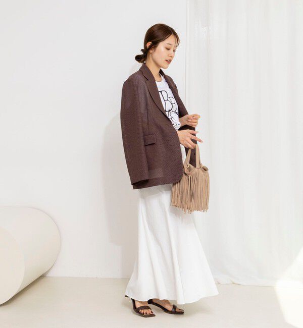 NOLLEY'S「ウォッシャブルカラミオーバージャケット」|テーラードジャケット|