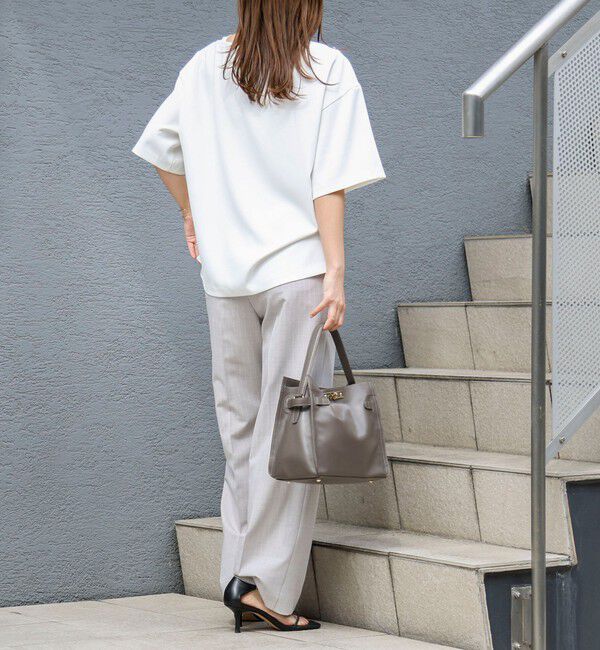 NOLLEY'S「《セットアップ対応》ウォッシャブルイージーツイルTブラウス」|シャツ・ブラウス|