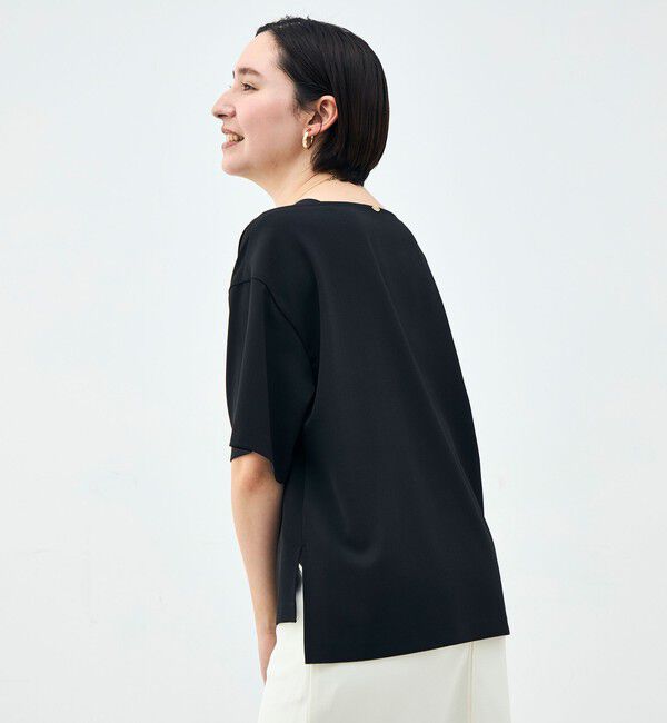 NOLLEY'S「《セットアップ対応》ウォッシャブルイージーツイルTブラウス」|シャツ・ブラウス|