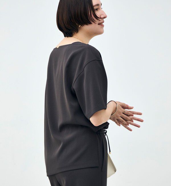 NOLLEY'S「《セットアップ対応》ウォッシャブルイージーツイルTブラウス」|シャツ・ブラウス|