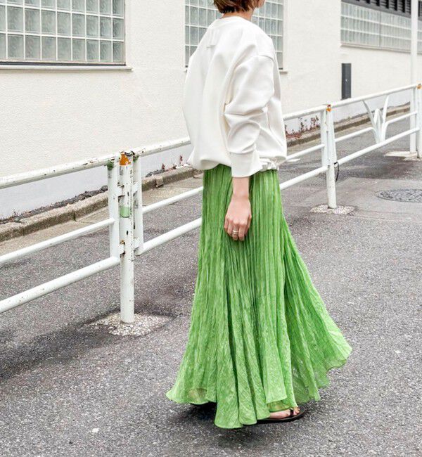 NOLLEY'S「【WEB限定】ウォッシャブルシアーチェックプリーツスカート」|スカート|