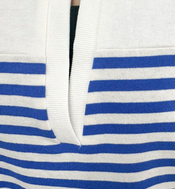 fredy emue「スキッパーフレンチボーダープルオーバーカットソー」|Tシャツ・カットソー|