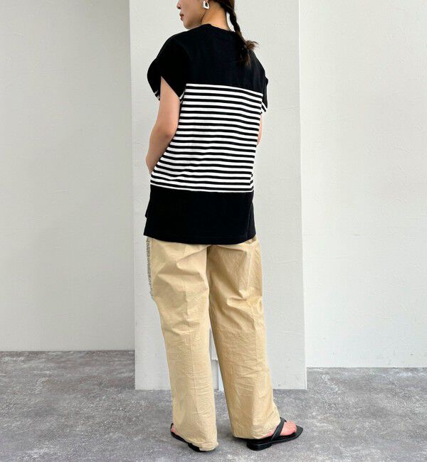 fredy emue「スキッパーフレンチボーダープルオーバーカットソー」|Tシャツ・カットソー|