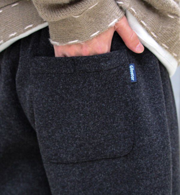 GLOSTER「【GOODNESS WEAR】リラックスメルトンパンツ」|チノ|