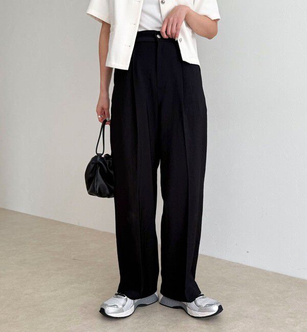 fredy emue「接触冷感イージースラックス」|スラックス|