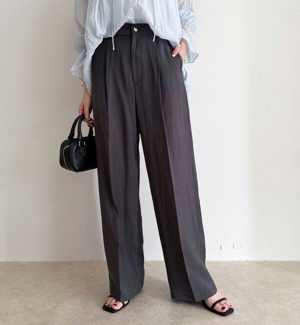 fredy emue「接触冷感イージースラックス」|スラックス|