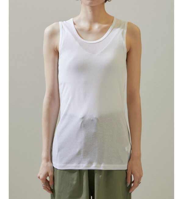 SALON adam et rope'「nu=layerスクープネックタンクトップ」|タンクトップ|