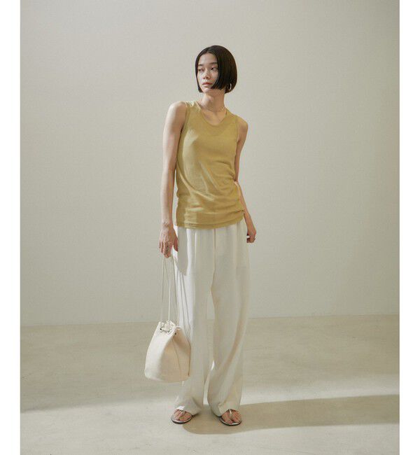 SALON adam et rope'「nu=layerスクープネックタンクトップ」|タンクトップ|