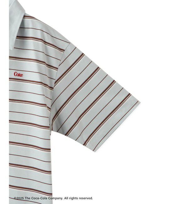 SALON adam et rope'「Coca-Cola マルチボーダーワンピース」|ワンピース|