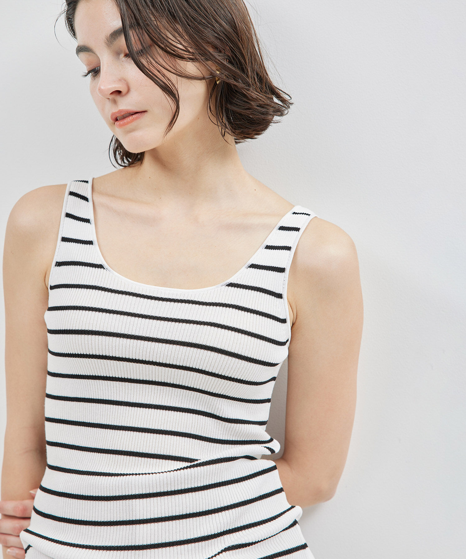 ROPE「【洗える】シルクプロテインニットタンクトップ【メディア掲載】」|タンクトップ|キナリ系(17)