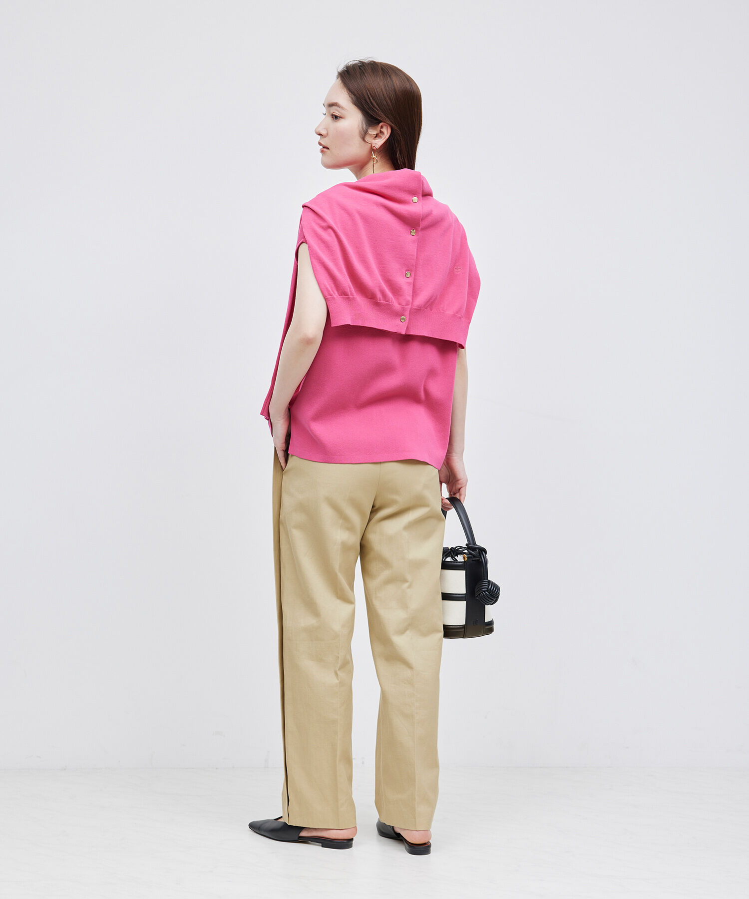 ROPE「サイドタックストレートパンツ【メディア掲載】」|その他|