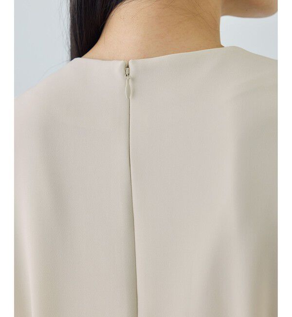 ROPE「トリアセダブルクロス セミフレアーワンピース/セットアップ対応・イージーケア・26SS」|ワンピース|