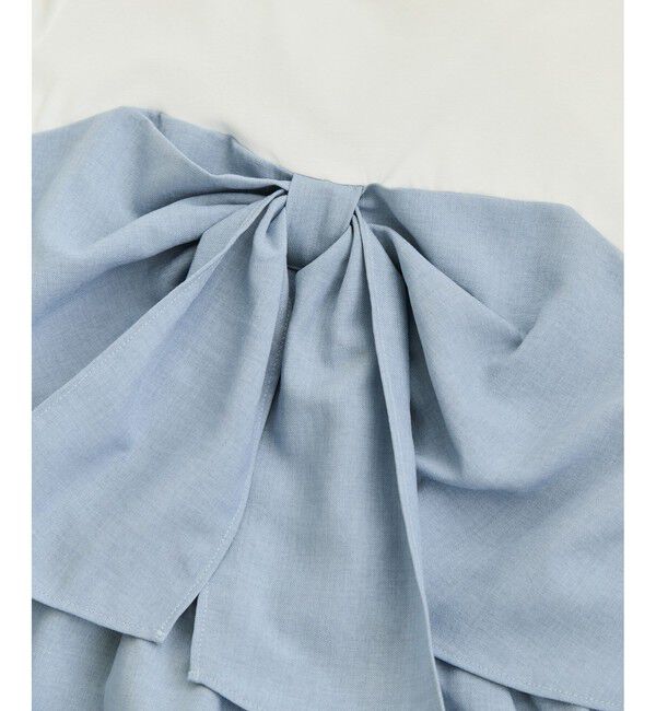 VIS「美easyリネンライクリボンビスチェトップス/イージーケア・接触冷感・セットアップ対応」|Tシャツ・カットソー|