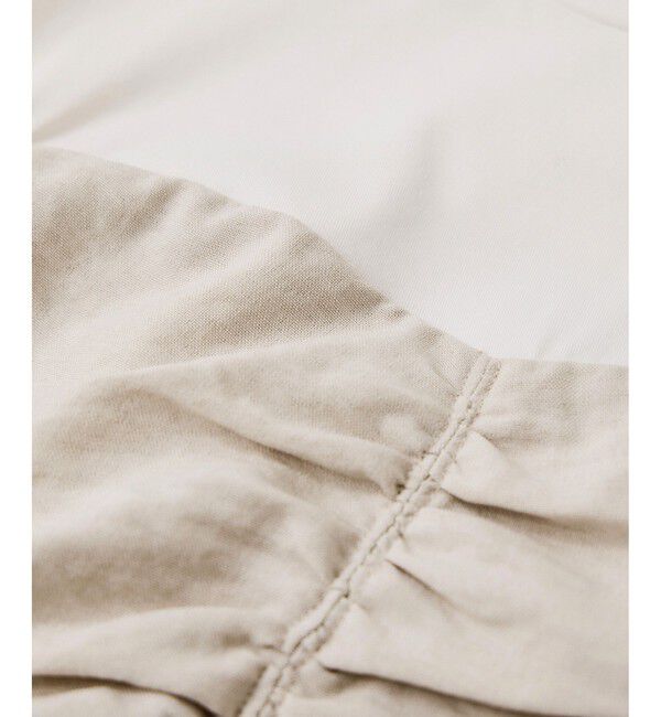 VIS「【WEB限定】美easyリネンライクシャーリングビスチェドッキングトップス/イージーケア・接触冷感」|Tシャツ・カットソー|