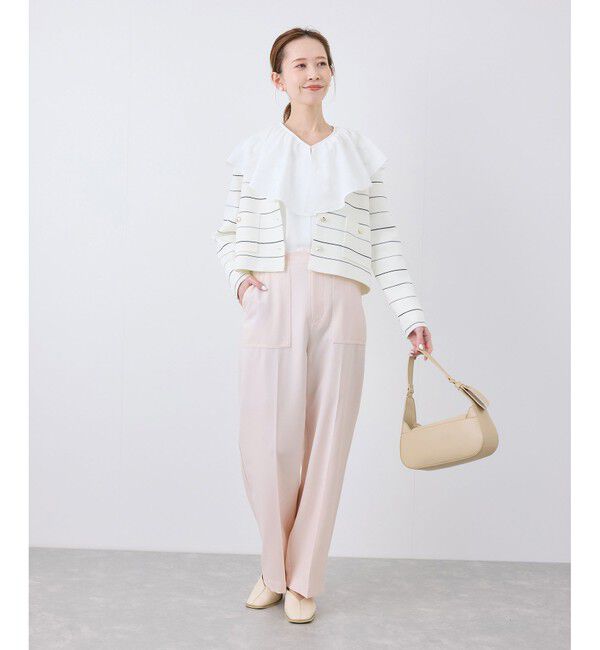 Rope&rsquo;Picnic「【3サイズ展開】ベイカーパンツ/防シワ・マシンウォッシャブル」|チノ|