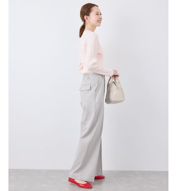 Rope&rsquo;Picnic「【3サイズ展開】ベイカーパンツ/防シワ・マシンウォッシャブル」|チノ|