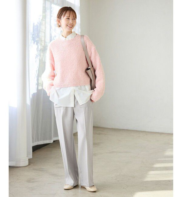 Rope&rsquo;Picnic「【3サイズ展開】ベイカーパンツ/防シワ・マシンウォッシャブル」|チノ|