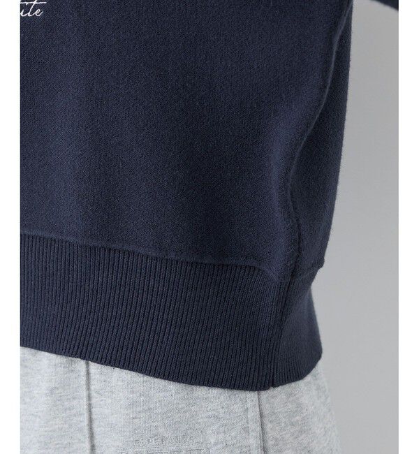 Rope&rsquo;Picnic「スウェットライク刺繍ニットプルオーバー/リンクコーデ」|ニット・セーター|