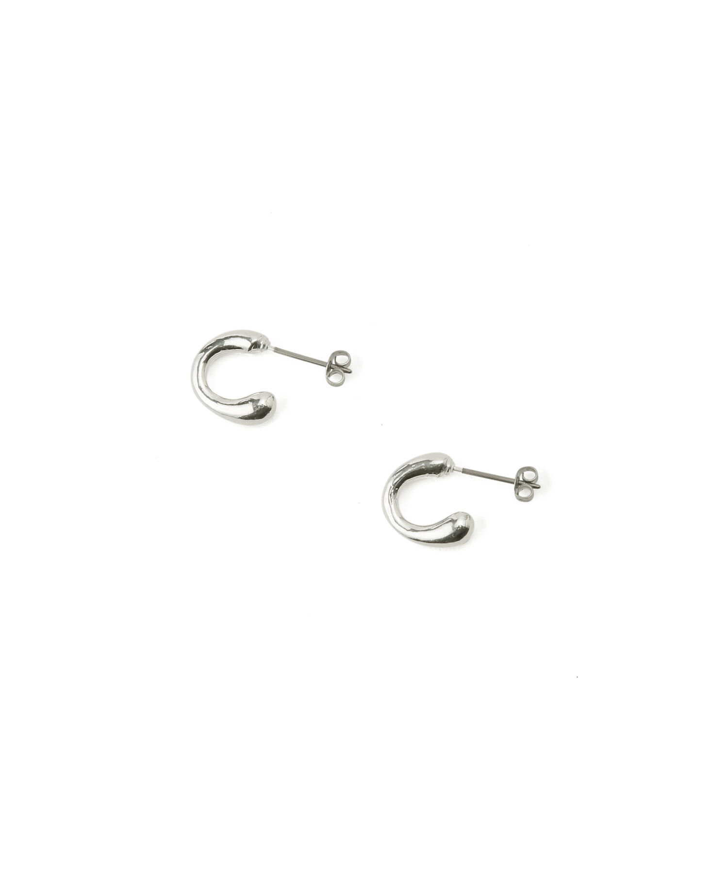 ADAM ET ROPE'「【LES BIJOUX】フープ＆パールセットピアス」|ピアス|