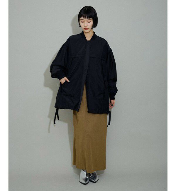 ADAM ET ROPE'「【WEB限定】・【新色追加】・【洗える】ポロシャツワンピース」|ワンピース|