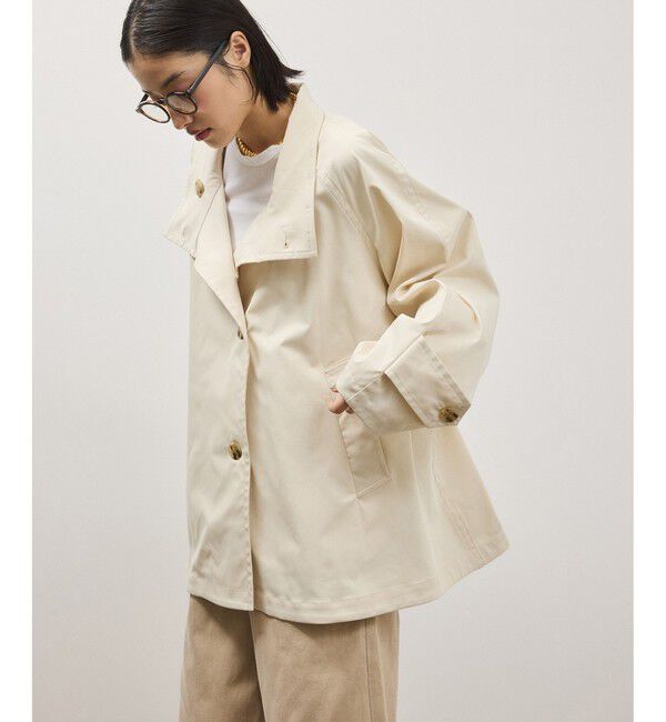 ADAM ET ROPE'「フレアーミドルトレンチコート」|トレンチコート|