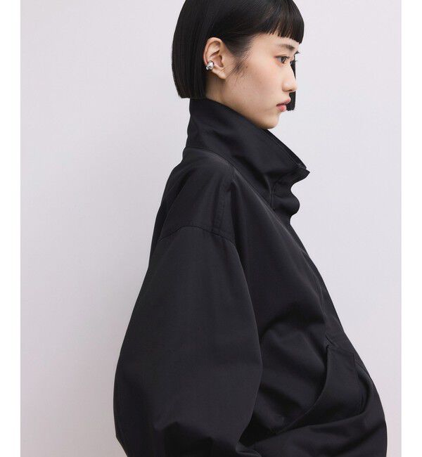ADAM ET ROPE'「【WEB限定】スタンドネックドロストブルゾン/撥水」|ブルゾン・スタジャン|