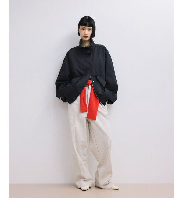 ADAM ET ROPE'「【WEB限定】スタンドネックドロストブルゾン/撥水」|ブルゾン・スタジャン|