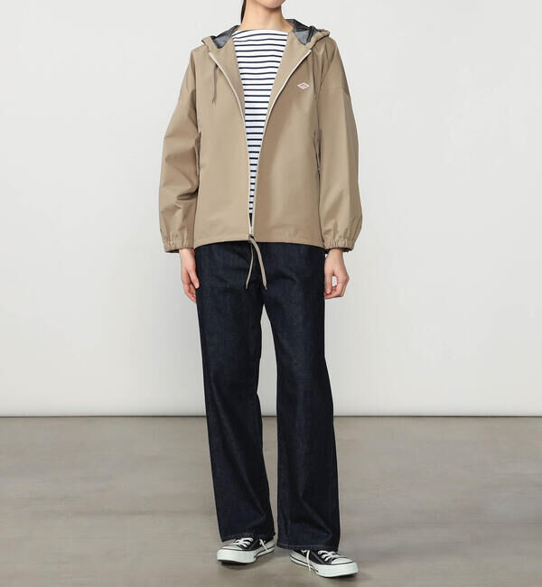 DANTON「DANTON | 3レイヤークロス フードモッズジャケット WOMEN」|テーラードジャケット|