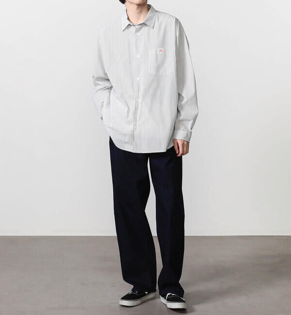 DANTON「DANTON | レギュラーカラー 長袖ワークシャツ MEN」|シャツ・ブラウス|