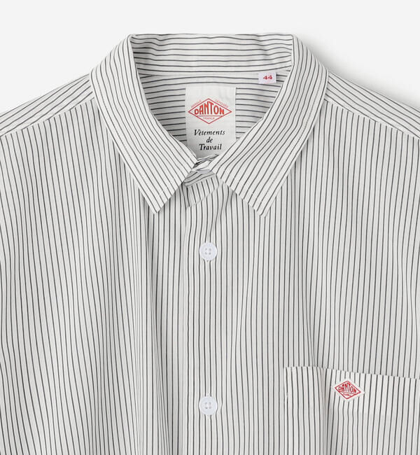 DANTON「DANTON | レギュラーカラー 長袖ワークシャツ MEN」|シャツ・ブラウス|