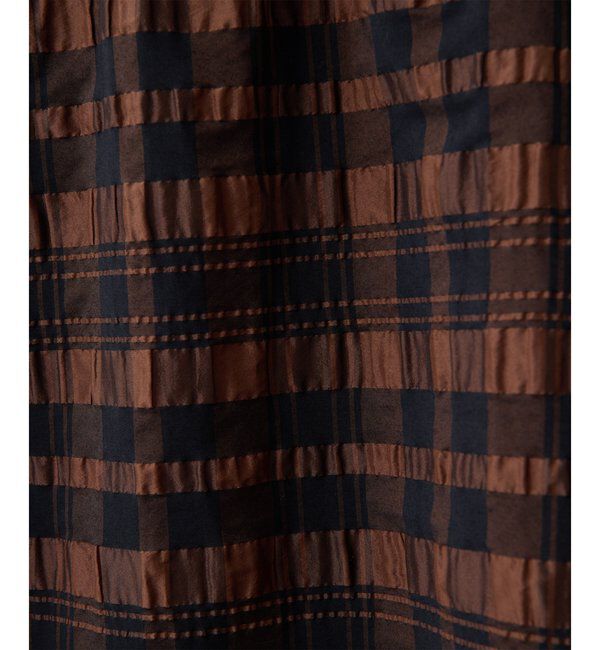 Drawing Numbers「【Drawing Numbers】チェックジャガードシャーリングスカート」|スカート|